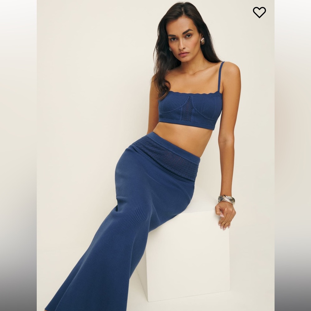 Reformation magnolia knit set